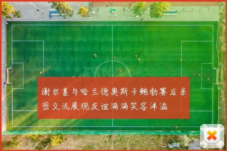 谢尔基与哈兰德奥斯卡鲍勃赛后亲密交流展现友谊满满笑容洋溢